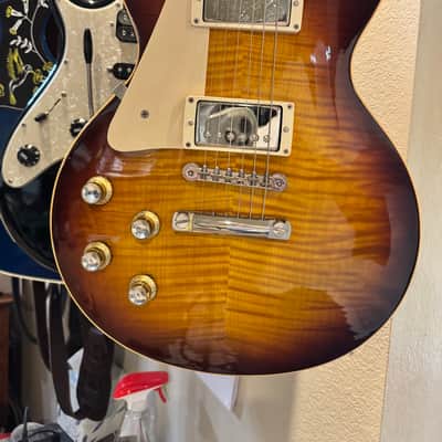 2005 Gibson Custom Shop Les Paul Standard 1960 R0 Gloss Faded Tobacco Burst '60 Left Handed Lefty VOS image 3