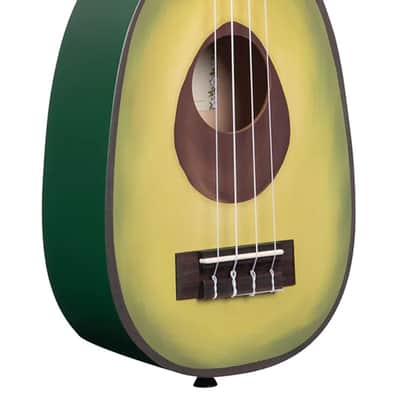 Kala KA-NV-GUAC Novelty Guacalele Soprano Ukulele w/ Gig Bag image 2