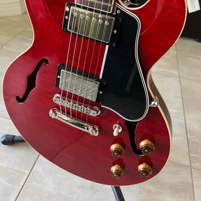 Gibson Custom CS-336 Guitar Figured Top Faded Cherry 6 lbs 6 oz image 18