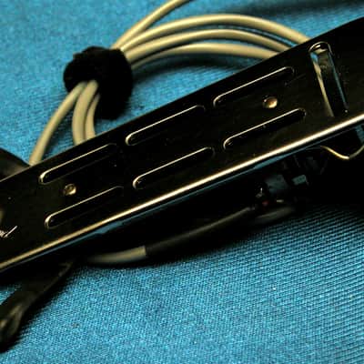 DeArmond 1200 Soundhole Pickup same as those Harmony,Silvertone Silver & Gold Foil Bobbin Coil 9.3KΩ image 3