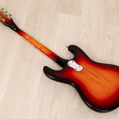 1991 Mosrite Ventures Model USA-Made "Built in Soul" Sunburst w/ Vibramute & Case, Semie Moseley image 13