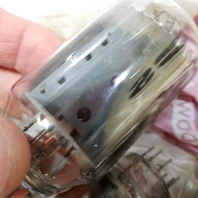 Sylvania etc. Pair (2) 6JG6A Novar AT1000 Weak Vacuum Tubes Beam Pentode 1970-1987 image 4