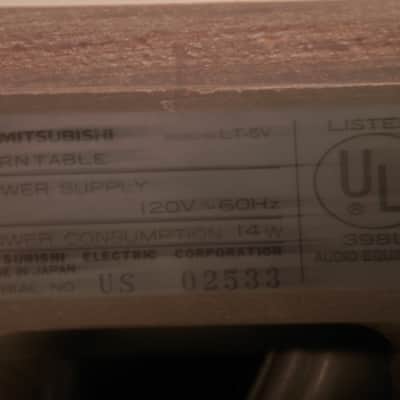 Mitsubishi LT-5V Electronic Logic Controlled Turntable Vertical Record Player used AS-IS image 10