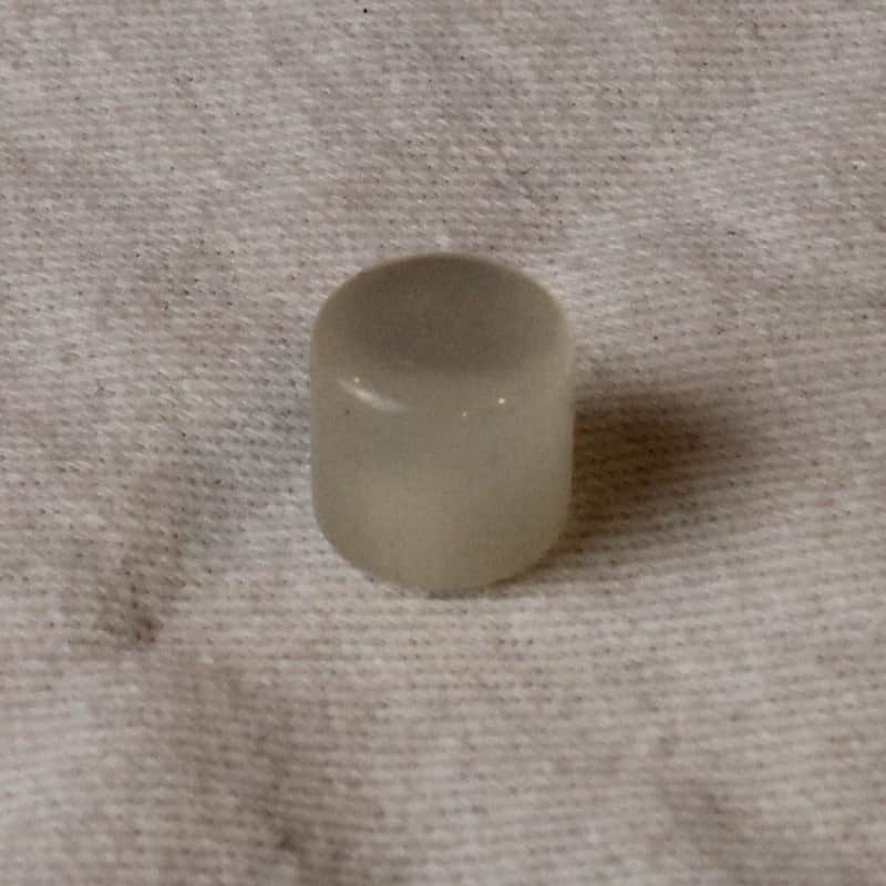 Diatonic Button Accordion Part - White Bass Button 9.2mm x 9.5mm image 1