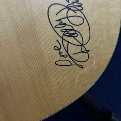 Taylor 110 Dreadnought Acoustic in Natural Dolly Parton Signed Pre-owned image 6