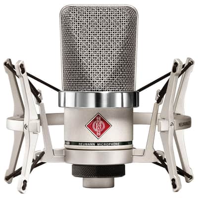 Neumann TLM102 Studio Set (Nickel) Condenser Microphone with EA4 Shockmount image 2