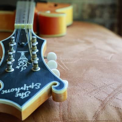 Epiphone MM-50E Professional Mandolin 2010s - Vintage Natural image 5