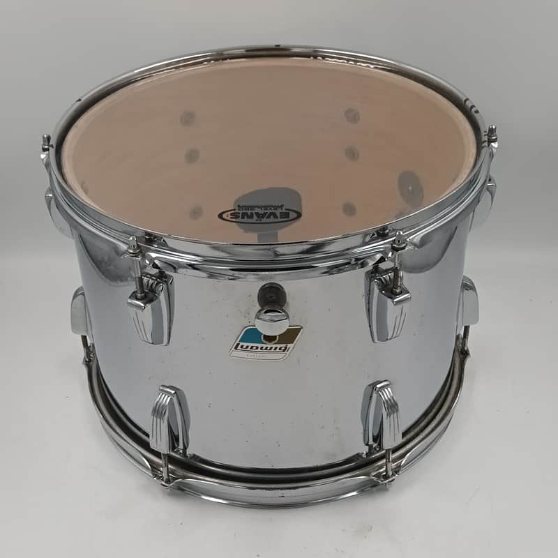 Ludwig 1980s Chrome Over Wood 14″ x 10″ Tom Drum image 1