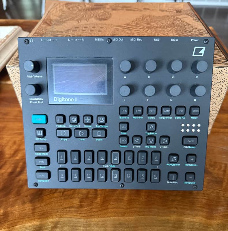 Elektron Digitone II 16-Voice Digital Synthesizer 2024 - Present - Black