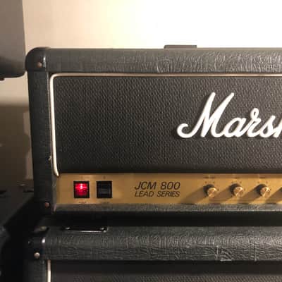 Watch Video David Hopkins MorningStar Mod Marshall JCM 800 2203 100 Watt 1988 Black & Gold image 9