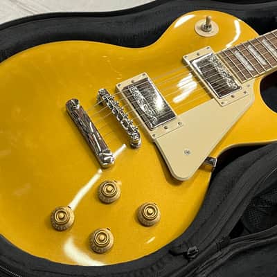 Epiphone Les Paul 50s Standard 2022 Gold Top New Unplayed w/ Epi Lite Case Auth Dealer 9lbs 6oz image 8
