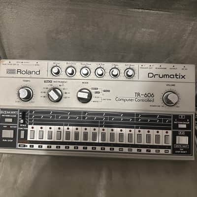 Roland TR-606 Drumatix 1980s - Silver