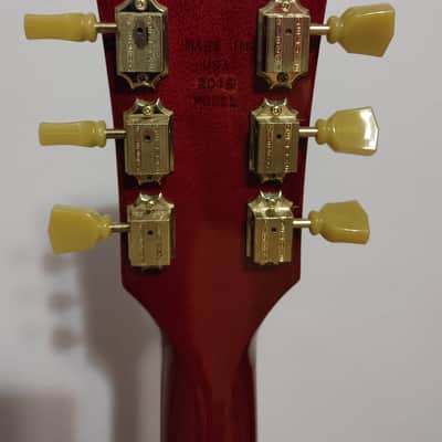 Gibson Les Paul Studio T with Chrome Hardware 2016 - Wine Red image 4