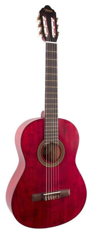 Valencia VC204TWR 200 Series Classical Guitar. Transparent Wine image 1