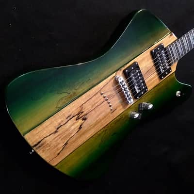 Zero Gravity ZG-Inertia SM TA Spalted Maple Trans Aurora Finish Electric Guitar & ZG Deluxe Gigbag image 3