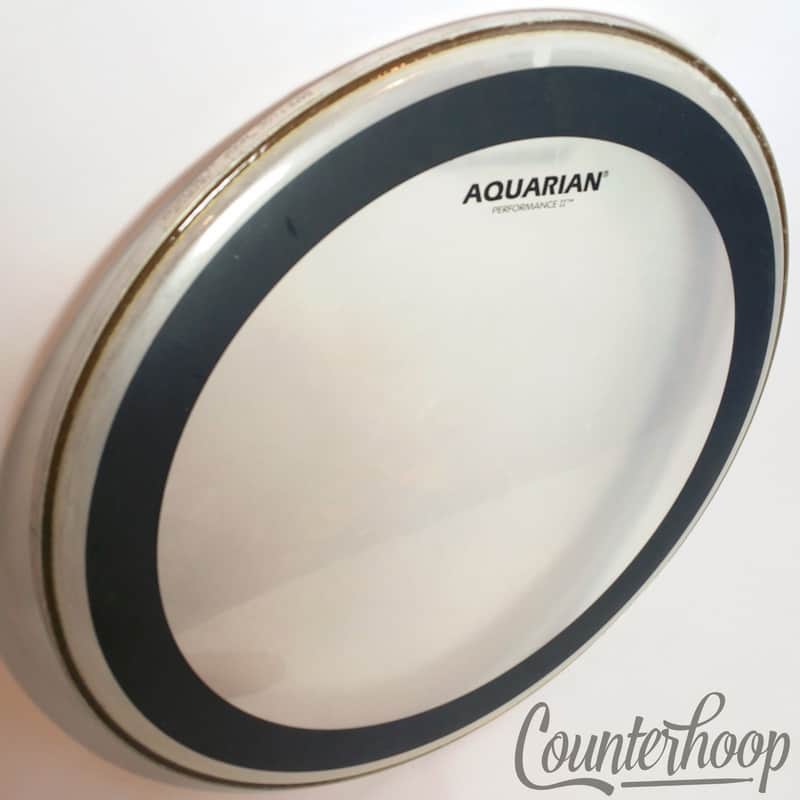 *Aquarian 16" Floor Tom Drum Head Performance 2 Made In USA Batter Clear + Ring* image 1