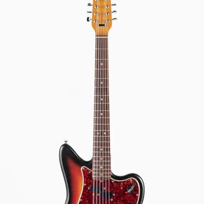 USED 1966 Fender Electric XII Electric Guitar - 3 Tone Sunburst with Original Hardshell Case image 10