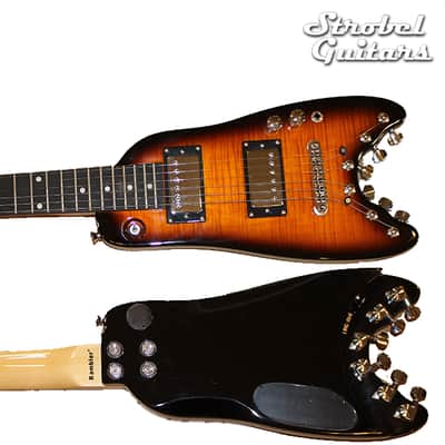 Strobel Rambler Travel Guitar - Tobacco Sunburst image 4