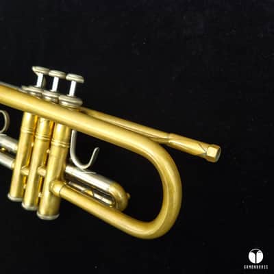 Vincent Bach Stradivarius 43 raw brass ML trumpet mouthpiece case Gamonbrass image 11