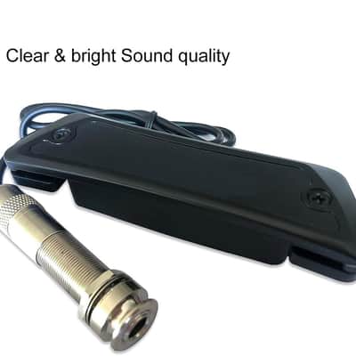 Acoustic Guitar Pickup, Humbucker Magnetic Passive Sound-Hole Guitar Pickups with Audio Output for Acoustic Guitar image 2