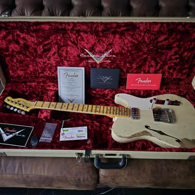 Fender Fender Custom Shop LTD Heavy Relic Caballo Tono Ligero Telecaster in Dirty White Blonde 2016 - Heavy Relic image 8