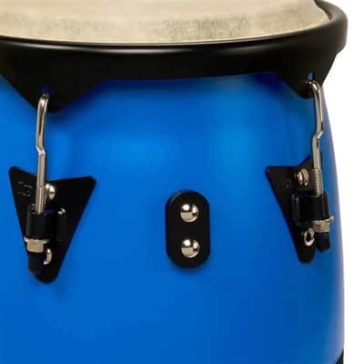 LP Discovery II Ultralight Conga Set 10" & 11" w/Stand Race Car Blue image 4