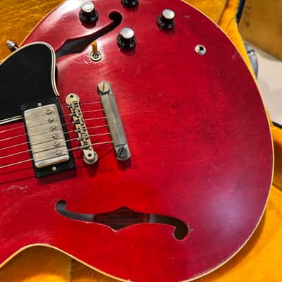 PRE-OWNED | 2024 Gibson Custom Shop Murphy Lab 1961 ES-335 Heavy Aged - Sixties Cherry image 8
