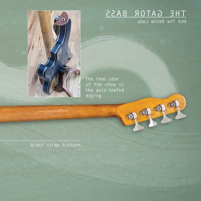 The Denim Lady: Warmoth P Bass 2023 image 15