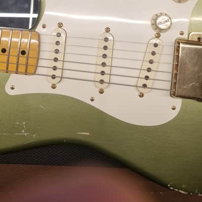 🔥 Fender Custom Shop Todd Krause Master Design 50's Stratocaster Moss Green 2014 - RARE image 21