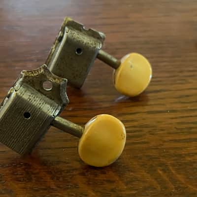 1964 1965 1966 set Fender Musicmaster Duo Sonic Mustang guitar tuners tuning pegs image 8