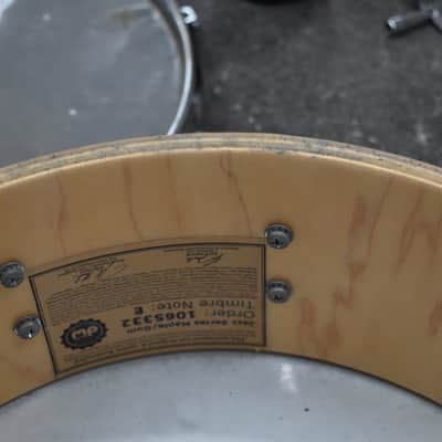 Used DW Jazz Series 5" x 14" Snare Drum in White Marine Pearl image 13
