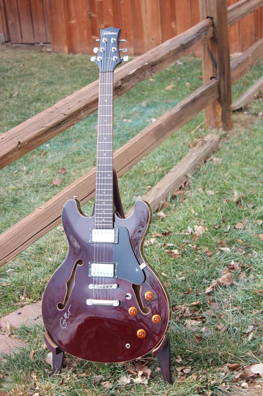 クリスマス特価！　シルバートーン SSLA-30/TR by SAMIC Silvertone By Samick SIGNED BY ERIC CLAPTON SSLA-30/TR Semi Hollow