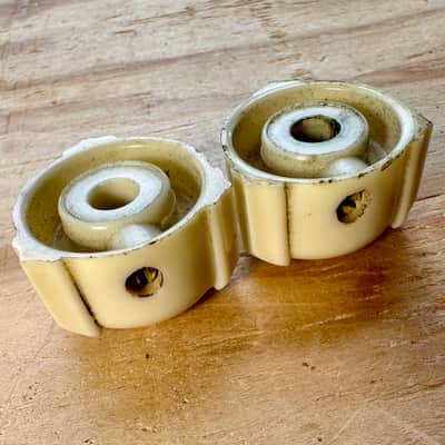 1948 Gibson BR-9 Electric Lap Steel Guitar Knobs- Cream - Vintage 40’s 50’s image 5