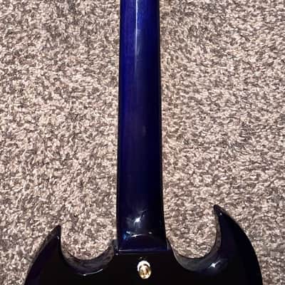 Epiphone SG pro flame top electric guitar ohsc image 8