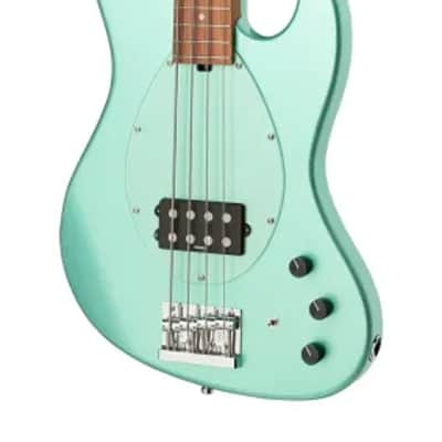 Sadowsky MetroExpress 21-Fret Vintage M Bass, Morado Fingerboard, 4-String - Solid Sage Green Metallic High Polish image 4