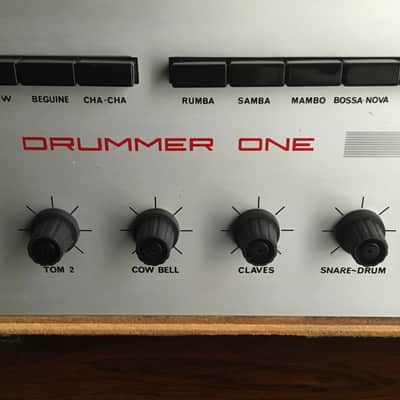 ULTRA RARE ELKA DRUMMER ONE DRUM MACHINE / BEATBOX 1969 - KRAFTWERK / CLUSTER / KRAUT ROCK image 5