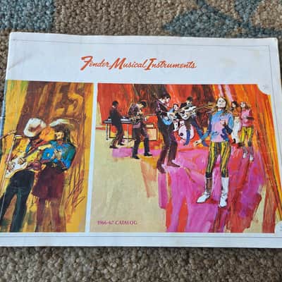 Vintage 1966-1967 Fender Musical Instruments Full-Line Catalog! Rare, Original Case Candy, Paperwork! image 1