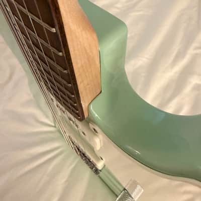 Squier Paranormal Baritone Cabronita Telecaster - Surf Green image 7