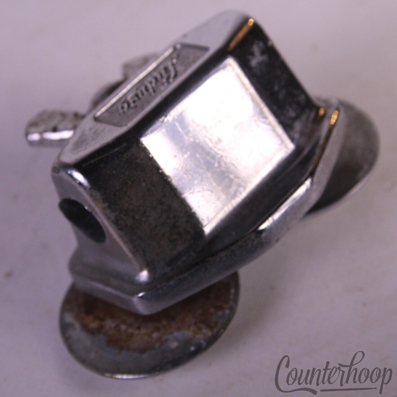 Ludwig Floor Tom Leg/L-Arm/Bass Drum Spur Mount Chrome Wing-Nut Vintage 60s — main photograph