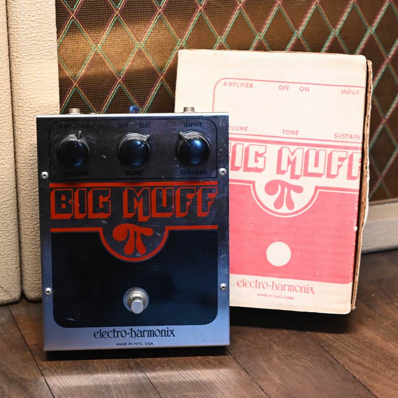 Electro-Harmonix Big Muff Pi V4 from 1977 in Silver image 1