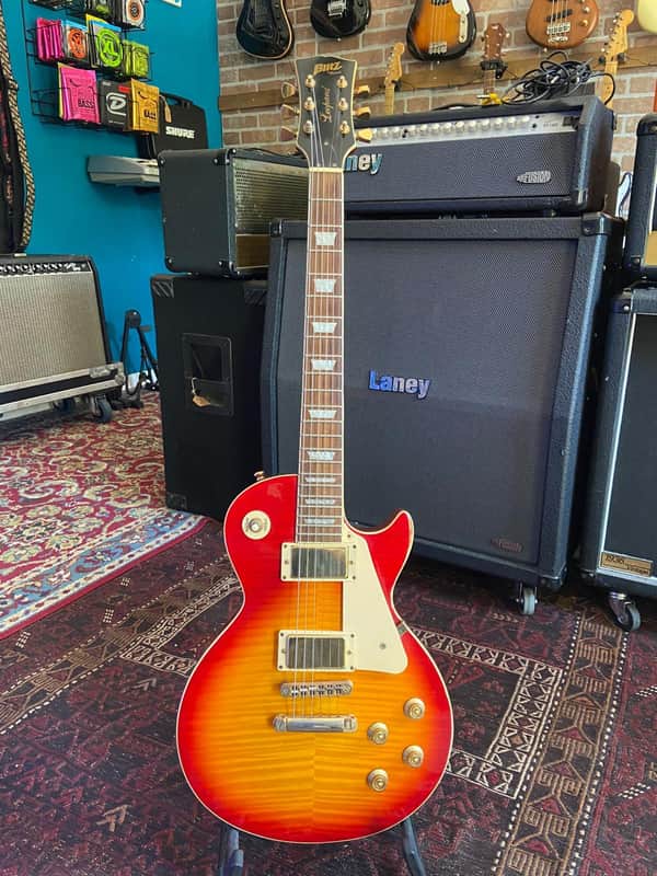 Blitz by Aria Pro II 450 CS Leopard - Cherry Sunburst image 1