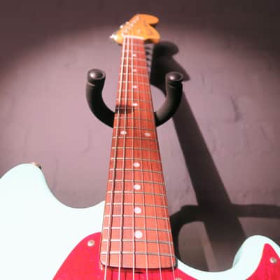 Fender Mustang 1997 MG69 Sonic Blue Kurt Cobain Seymour Duncan Guitar image 14