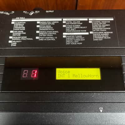 Yamaha DX7s FM Digital Programmable Algorithm Synth w/ gig bag New battery!! image 4
