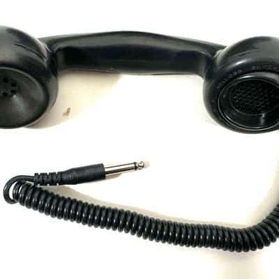Vintage telephone made into a lofi recording microphone distortion mic with built in “stutter” effect The Bellhop 2025 - Black and white image 2