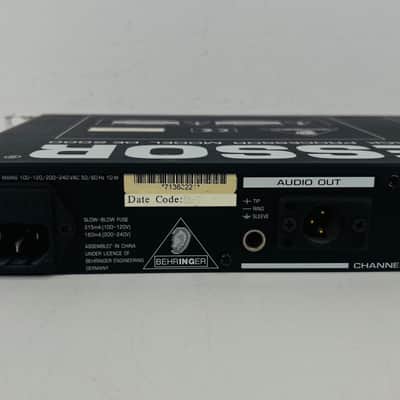 Behringer DE2000 - 2-Channel De-Esser / Feedback Suppressor - Rackmount - No PSU image 8