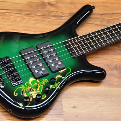 Warwick Corvette $$ SE Green Dragon 5 image 3