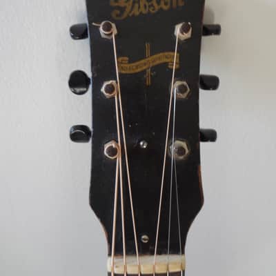 Vintage 1942 Gibson LG-1 (one of only 130 X-braced all mahogany LG-1's made) image 3