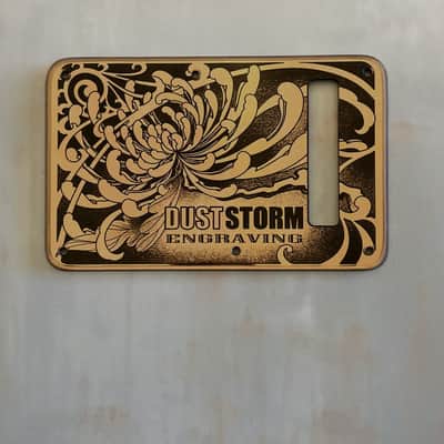 White Fender Strat Guitar Body Custom Laser Engraved Copper Mirror Pickguard with Tremolo Cover HSH, HSS, SSS Setup Available image 8