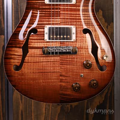 PRS Wood Library Hollowbody II Copperhead Burst Wood Library image 1