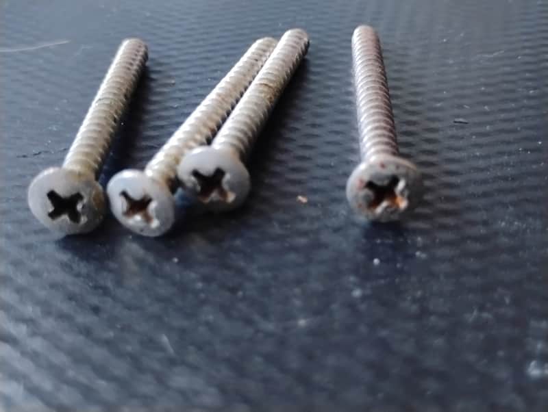 1960s Fender Neck Screw set original vintage Telecaster Stratocaster etc luthier parts for restoration project 60s image 1